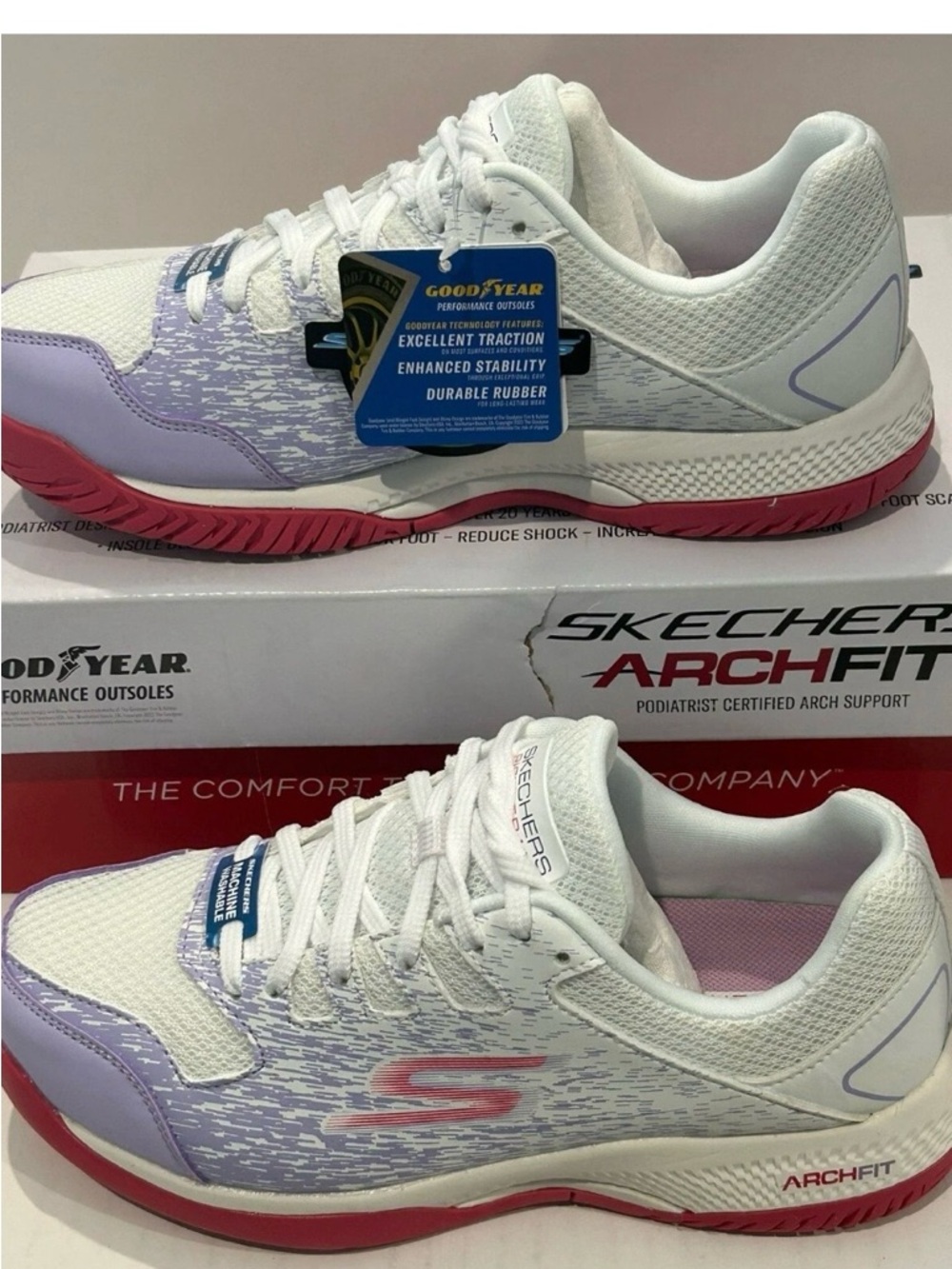 Skechers Arch Fit Train Arch Fit Viper Court-Pickleball Sneaker